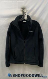 Columbia Women's Black Fleece Zip Up Sweater - Sz L