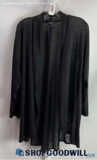 Lane Bryant Women's Black Open Cardigan - Sz 22