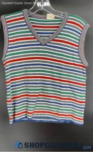 Cos Cob Junior Acrylic Stripe Sweater vest