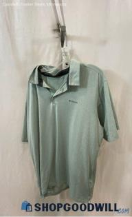 Columbia Men's Teal Green Polo Shirt - Sz 2XT