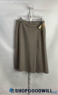 Eccobay Women's Gray Mid Length Skirt - Sz 18