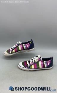 Coach Multicolor Fabric Boat Casual Shoe Women 7.5