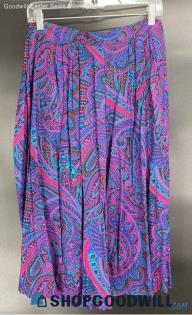 Lucia Petites Women's Paisley print SKORT - Sz 14