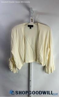 Lane Bryant Women's Ivory Cardigan - Sz 18