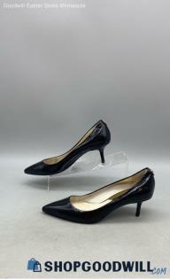 Michael Kors Black Leather Pump Heel Women 6