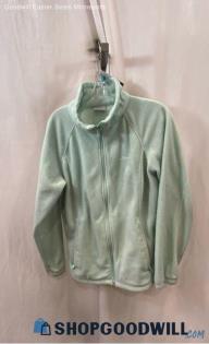 Columbia Women's Light Blue Fleece Line Sweater - Sz 1X