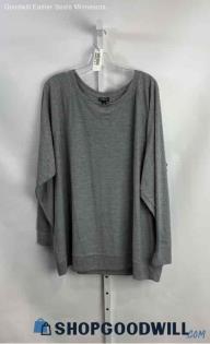 Torrid Women's Gray Shirt Polyester Long Sleeve - Sz 3X