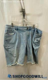 Lane Bryant Women's Lightwash Denim Short - Sz 24