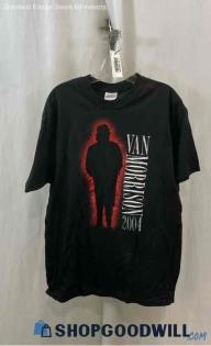 Van Morrison Men's VTG Black 2004 North American Tour Graphic T-Shirt - Sz L