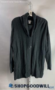 Chico's Women's Black Knit Pullover Sweater - Sz 2