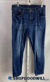 Lucky Brand Women's Dark Blue Skinny Ankle Jeans - Sz 8