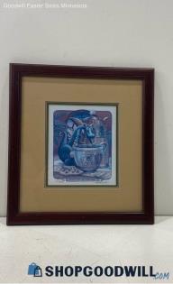 "Draggin in the Morning" Randal Spangler Signed Matted&Framed Print 913/950 COA