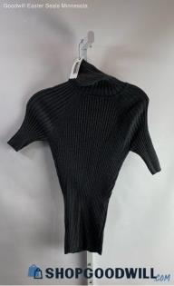 Athleta Women's Black Turtle Neck Tight Fit Shirt - Sz S