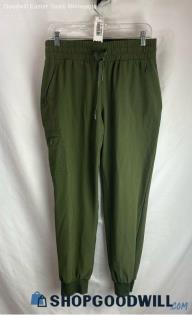 Chico's Women's Olive Green Pull on Drawstring Performance Jogger - Sz 4