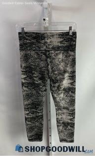 Athleta Women's Black/Gray Leggings - Sz S