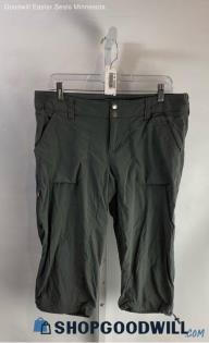 Columbia Women's Gray Lightweight Tech Cinched Capri Pants - Sz 10