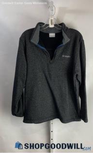 Columbia Women's Heather Black Pullover Sweater - Sz L