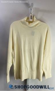 Lane Bryant Women's Off White Turtle Neck Sweater - Sz 18