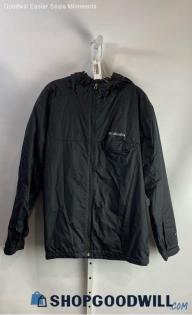 Columbia Men's Black Windbreaker - Sz L