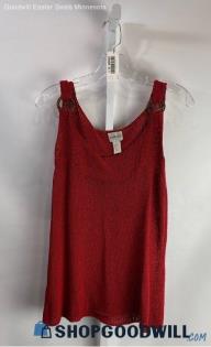 Chico's Women's Red Tank - Sz L