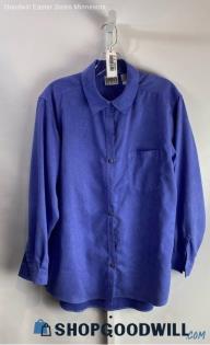 Chico's Men's Purple Button Up - Sz 2