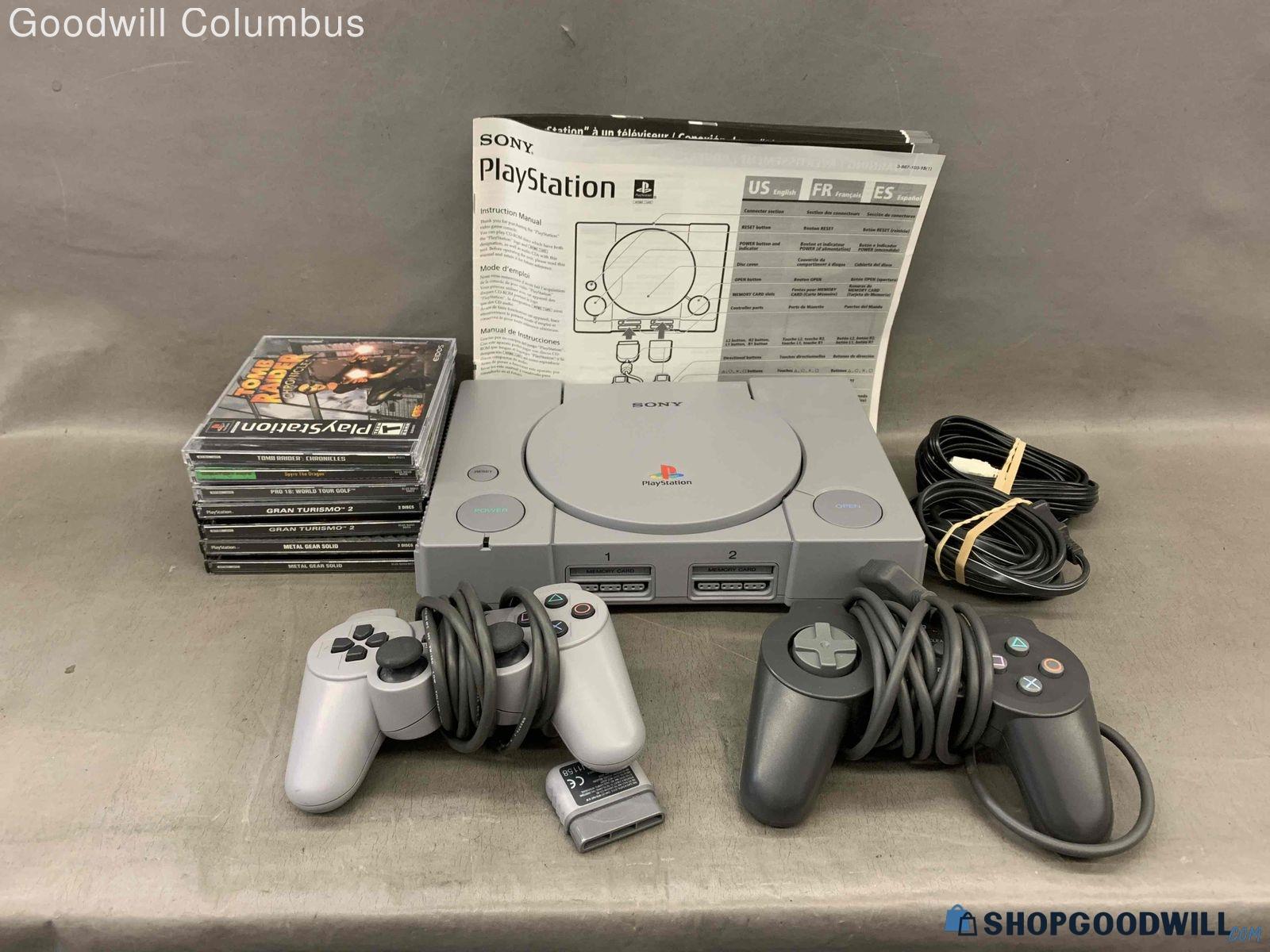 Playstation Console Bundle W/ 5 Games & More - Shopgoodwill.com