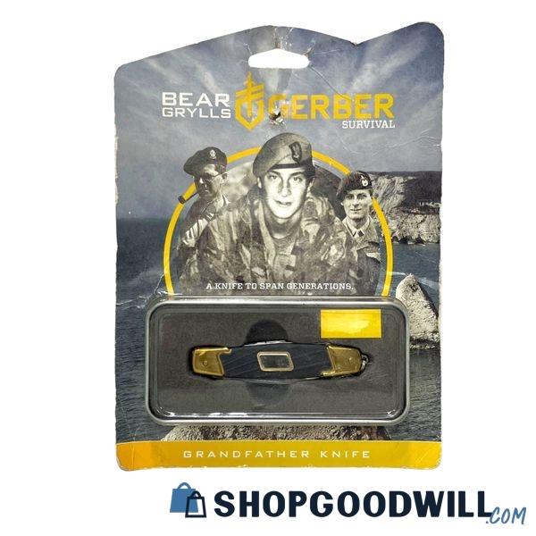 Gerber Survival Bear Grylls Grandfather Pocket Knife New Factory Sealed