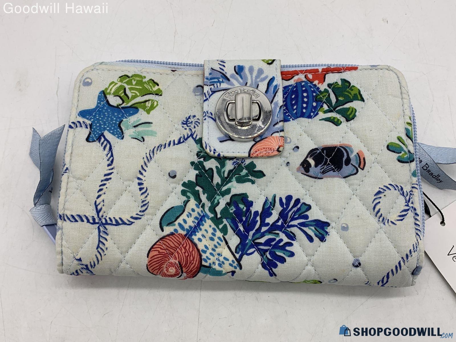 Vera Bradley Blue/navy/anchors Aweigh Wallet | ShopGoodwill.com