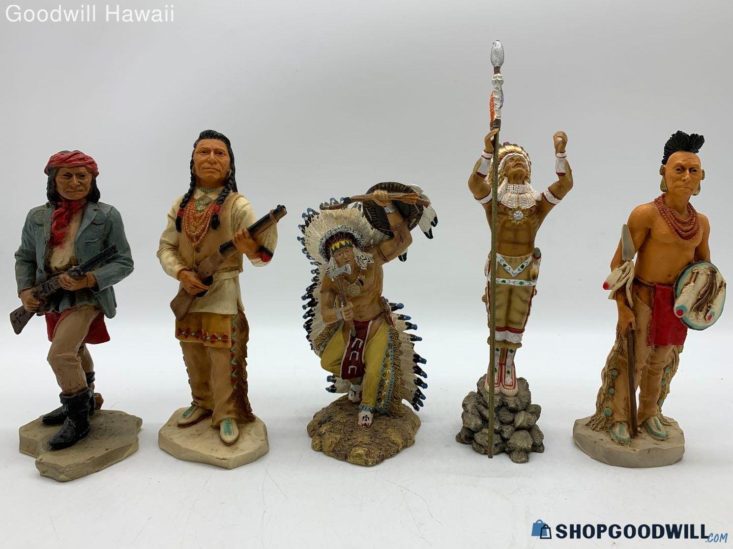 Hamilton Collection 1998/castagna 1988 Native American/indian Tribe Set ...