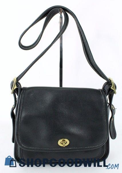 Coach 9061 Vintage Legacy Black Leather Ramblers Messenger Crossbody ...