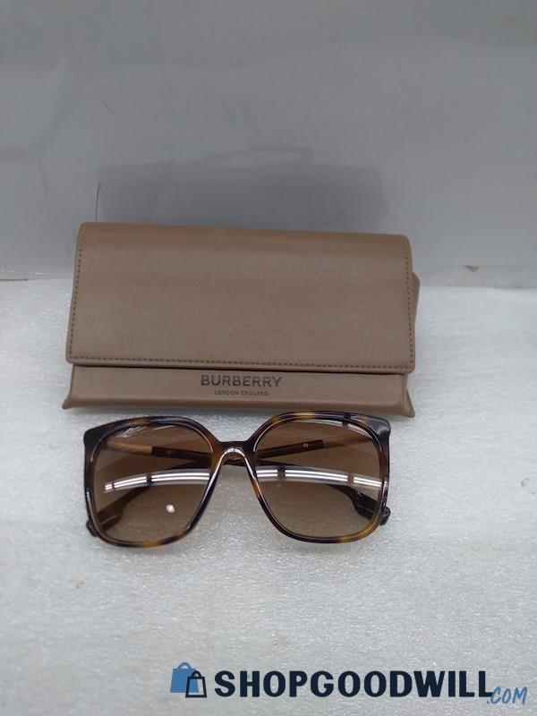 Women's Burberry B4347 Tortoiseshell Sunglasses With Soft Case ...