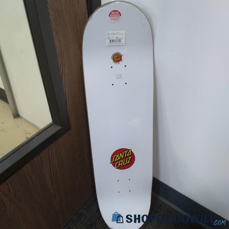 Santa Cruz White Skateboard Deck Sealed | ShopGoodwill.com