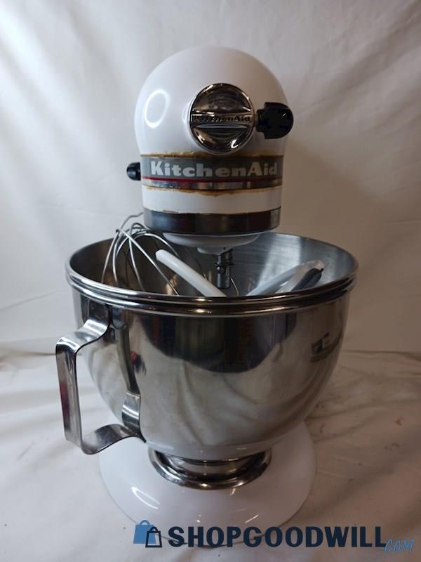 Kitchenaid Ksm90 Ultra Power Glossy White Countertop Mixer 8504