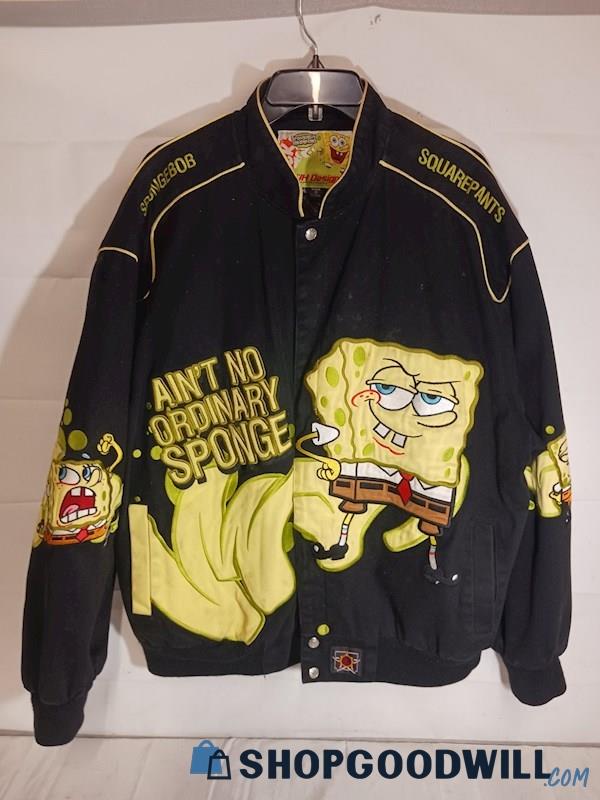 Spongebob Ain't No Ordinary Sponge Jacket Size XL - shopgoodwill.com