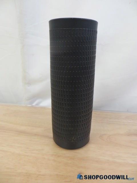 Ceramic Japanese Omc Japan Black Weave Pattern Vase | ShopGoodwill.com