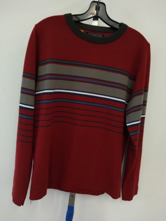 Dream Stripe Long Sleeve Pullover Sweater Size L - shopgoodwill.com