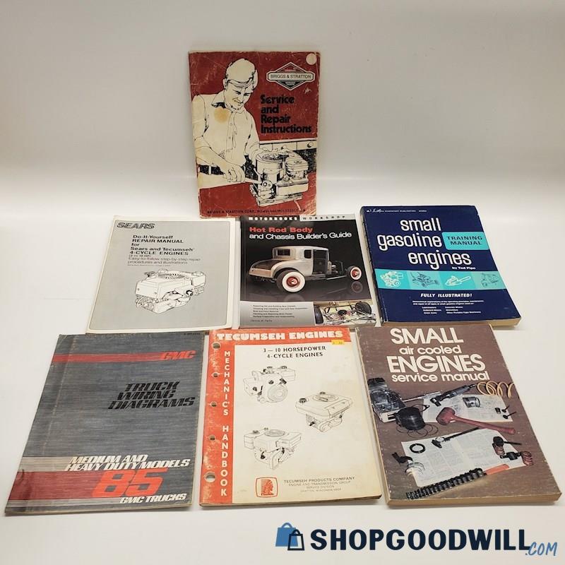 7pc Vintage Automotive Repair Manuals Lot | ShopGoodwill.com