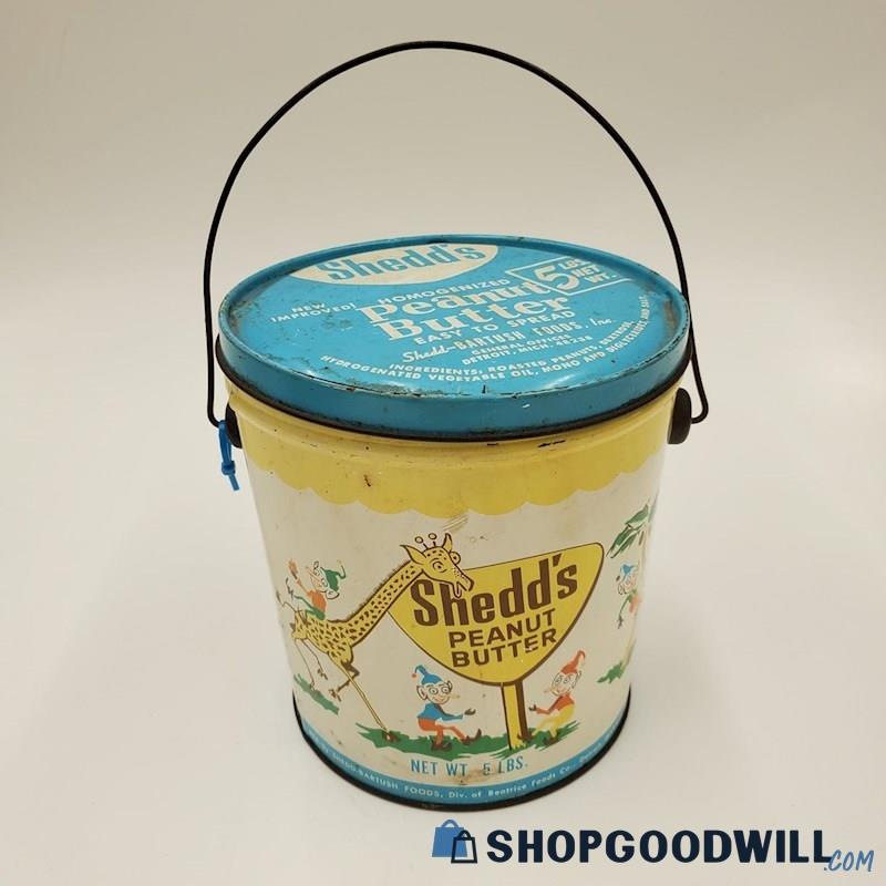 Vintage Shedd's Peanut Butter Metal Tin | ShopGoodwill.com