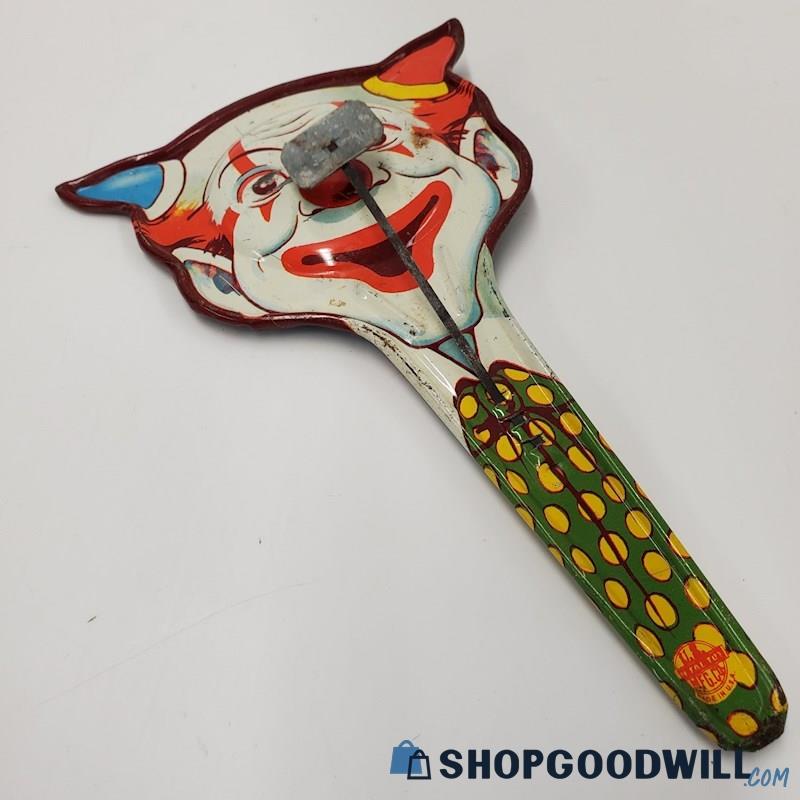 Vintage Metal Clown Clapper Noisemaker Toy | ShopGoodwill.com