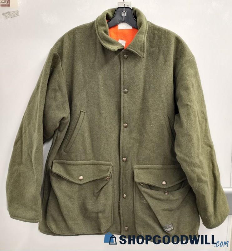 Codet Vintage Wool Reversible Jacket Sz L - shopgoodwill.com