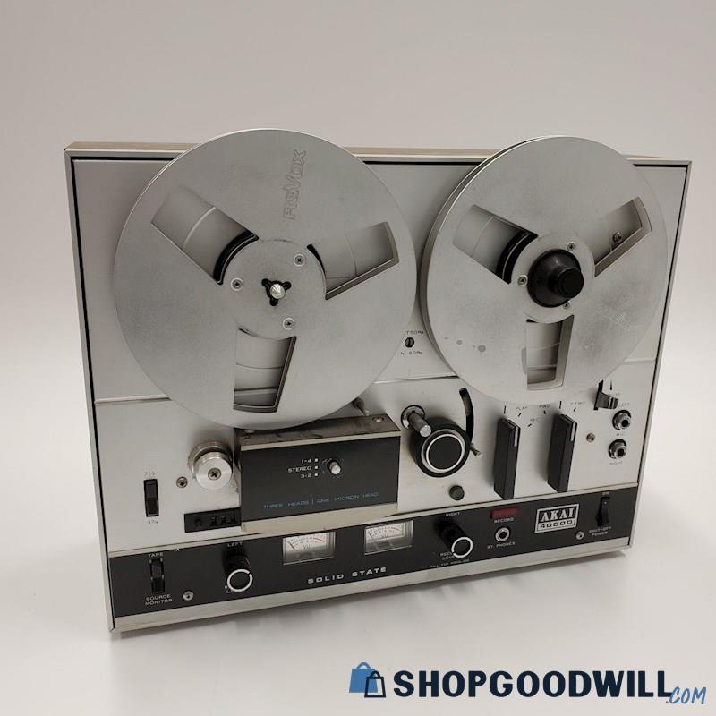 Akai Model Solid State Reel To Reel Tape Deck Shopgoodwill Com