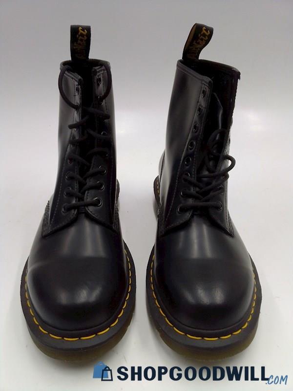 Dr Martens Black Leather Combat Boots 11822 Men's Sz 10 - shopgoodwill.com