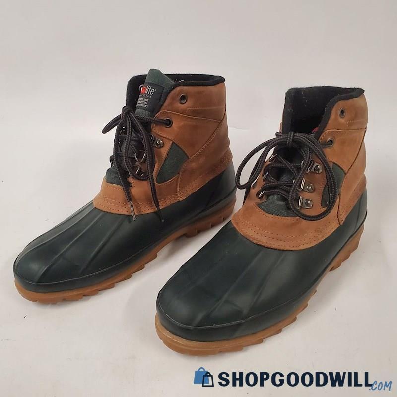 Rei Duck Boots 9 Dark Green/brown | ShopGoodwill.com