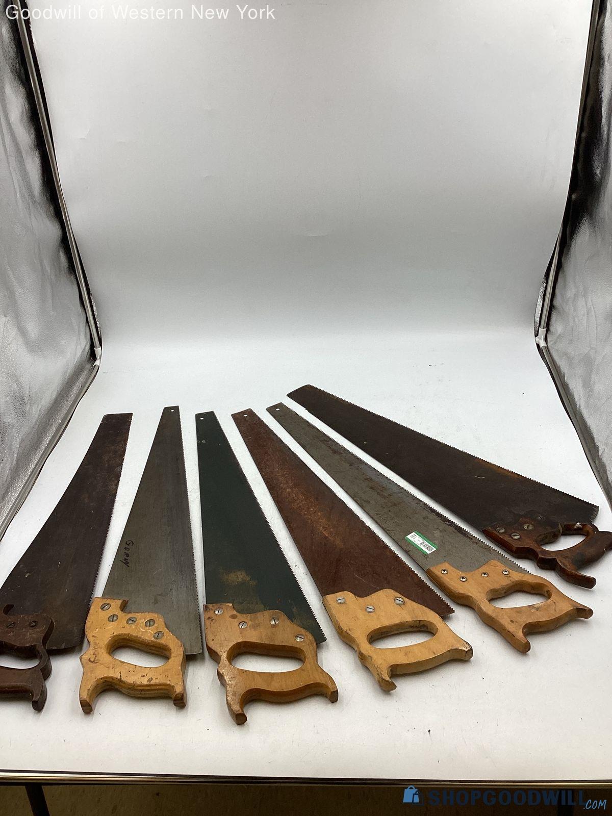 6-vintage-wooden-hand-saws-shopgoodwill