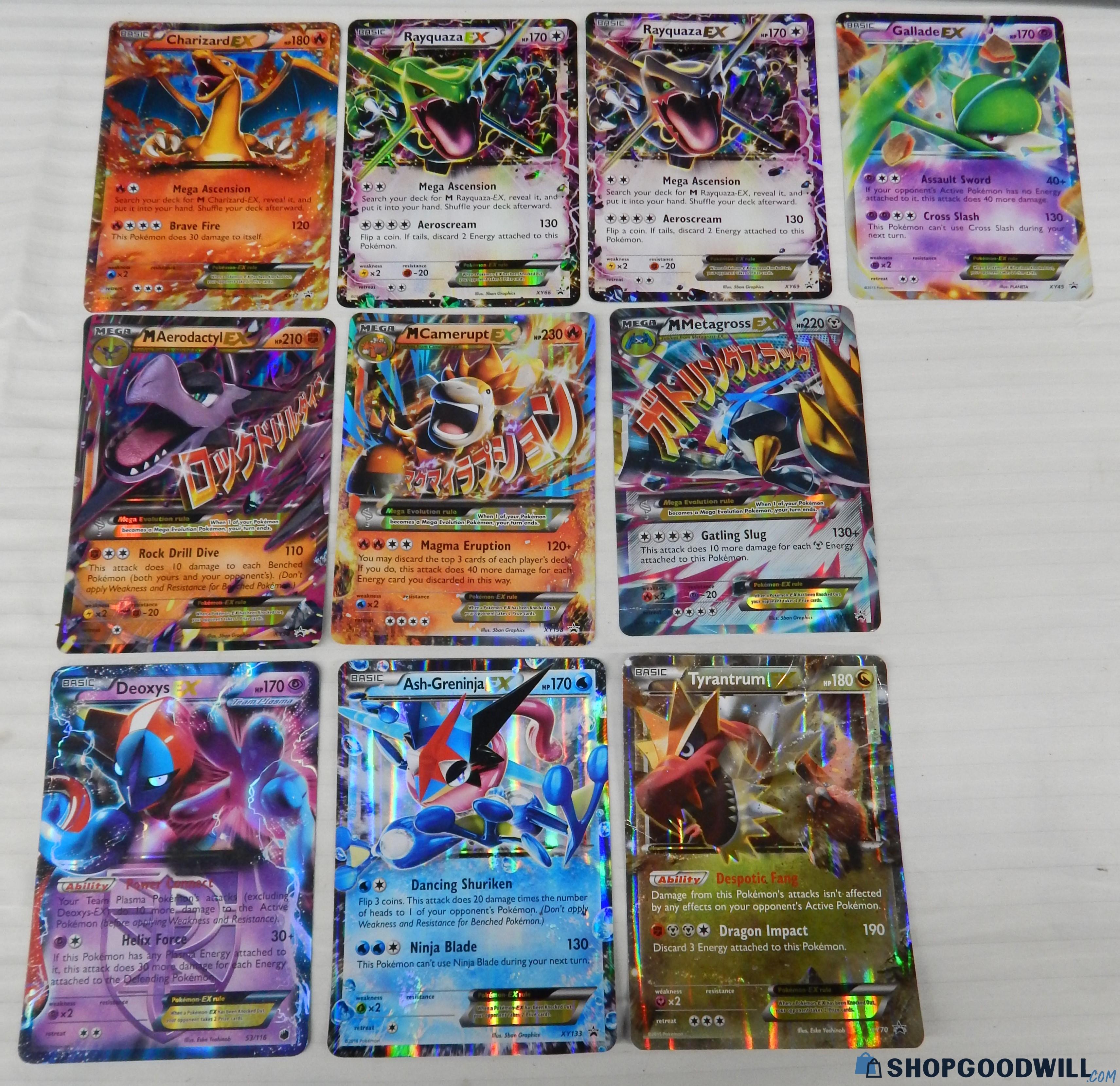 Jumbo Charizard EX XY17 Black Star Promo Holo Foil Pokemon Card Lot of ...