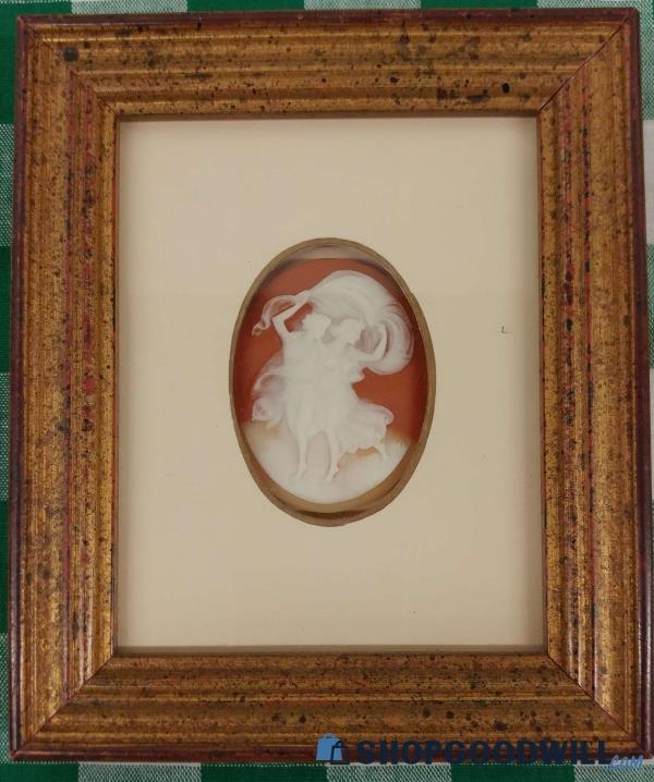 Vintage H. Hal Kramer Chicago Antiqued Collection Framed Cameo ...