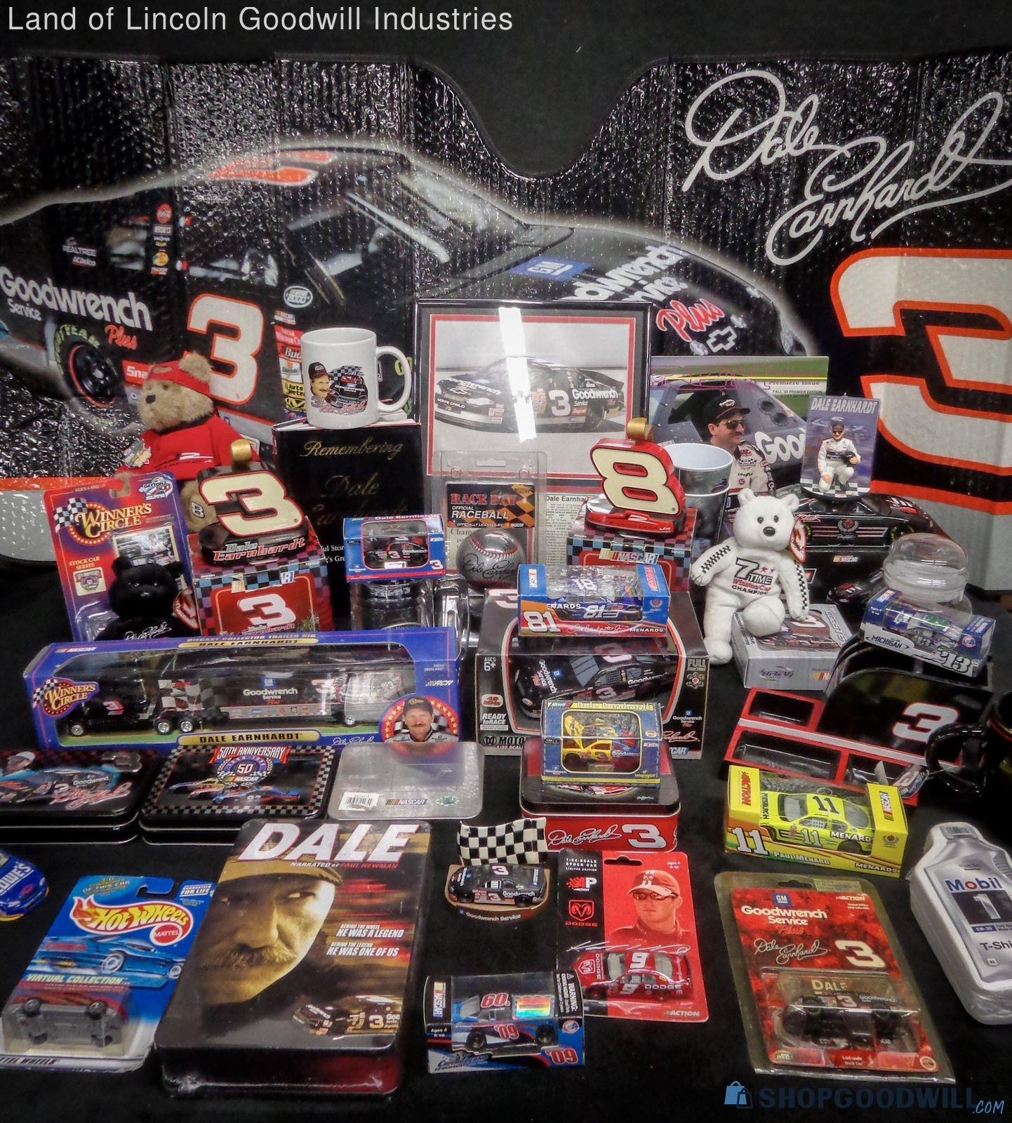 Lot Of Dale Earnhardt Goodwrench Nascar Memorabilia | ShopGoodwill.com