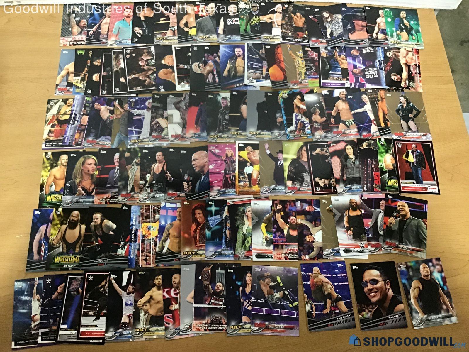 Assorted Wwe Wrestling Cards Lot - shopgoodwill.com