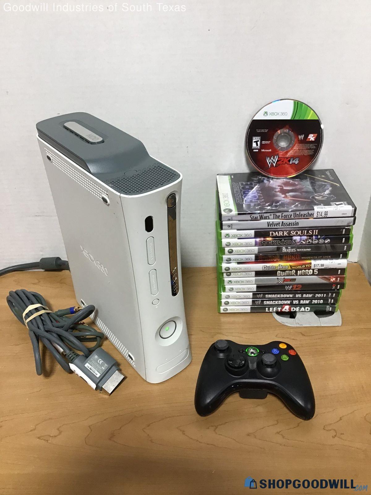 Microsoft Xbox 360 Console W/ Games & Controller | ShopGoodwill.com