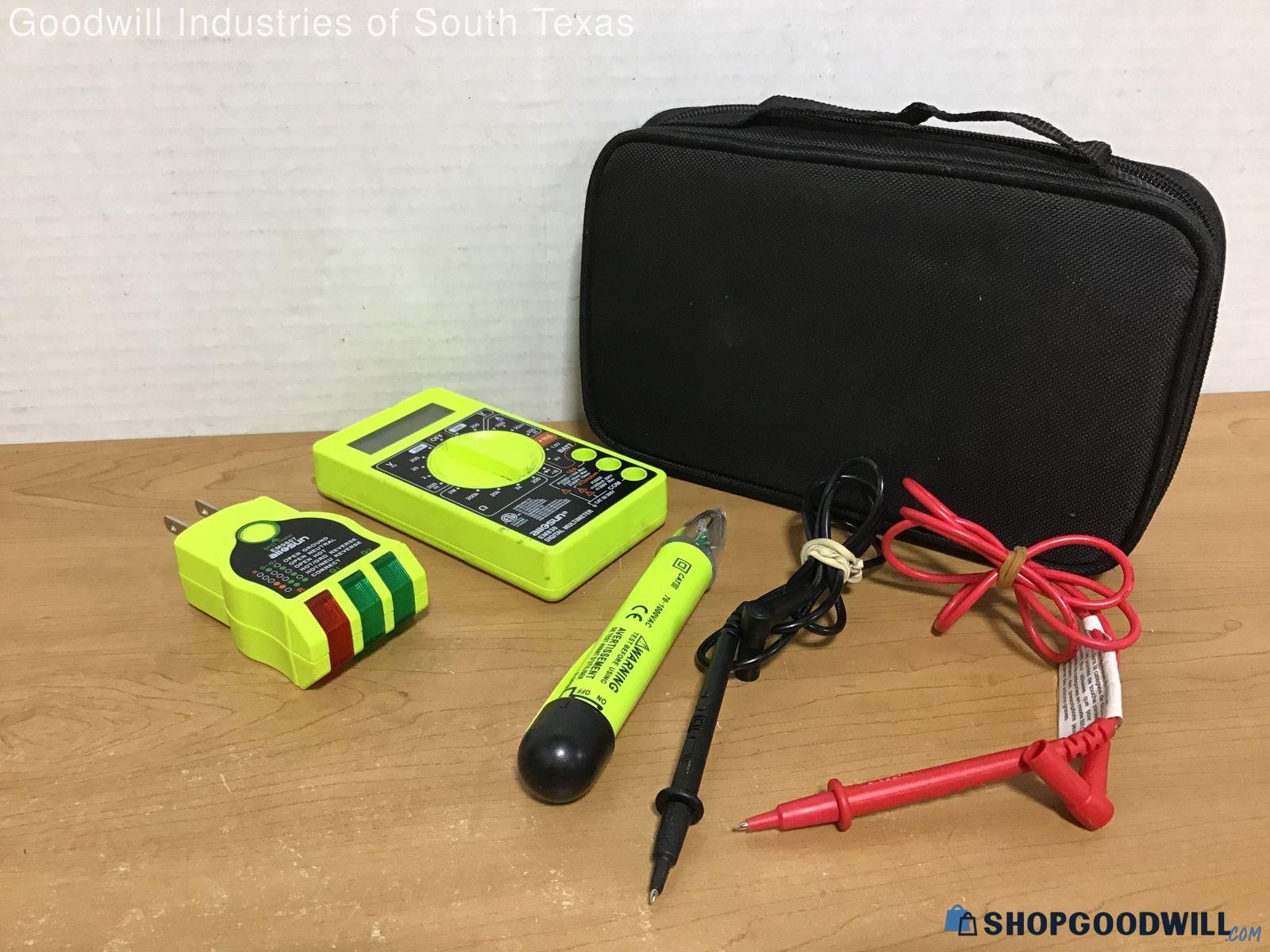 All Sun Em830 Digital Multimeter, Gfci Tester, & Voltage Detector Gk7